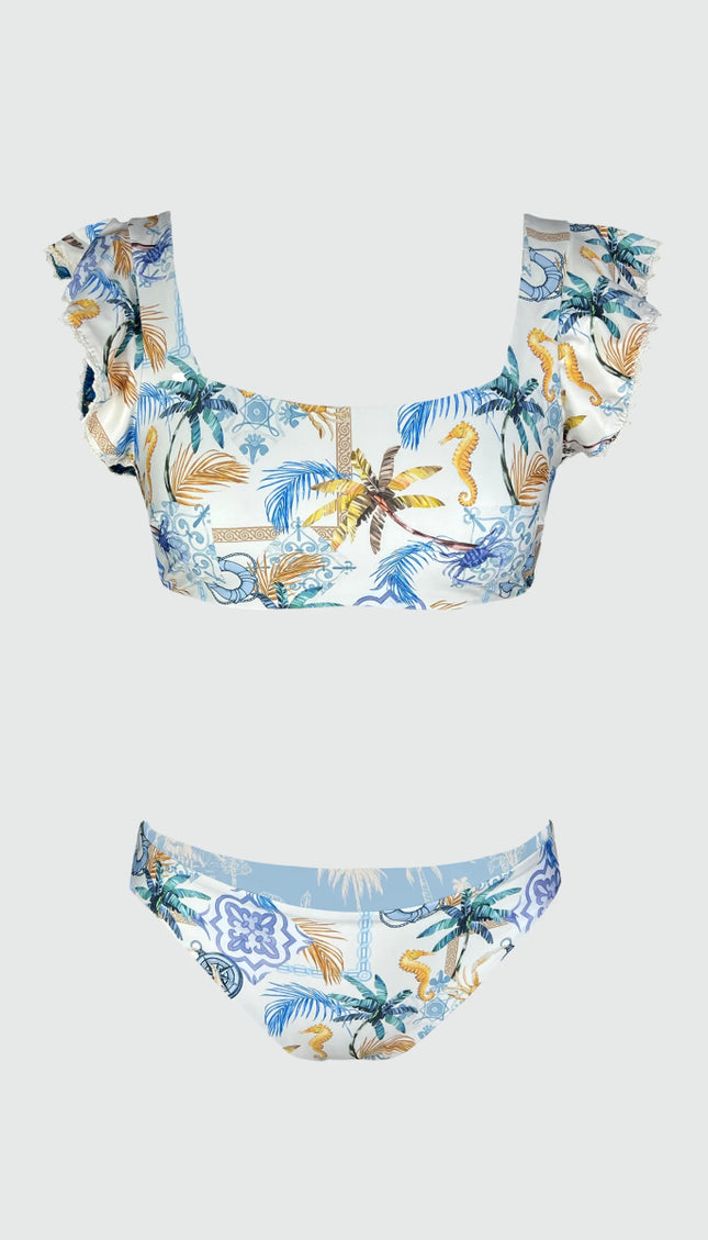Bikini Reversible Panty Chica Aldea Caribeña Alma Viajera - Bari, los mejores trajes de baño en México.