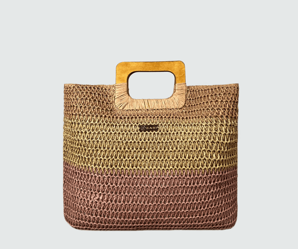Bolsa de Playa Mimbre Multicolor Bari los mejores trajes de
