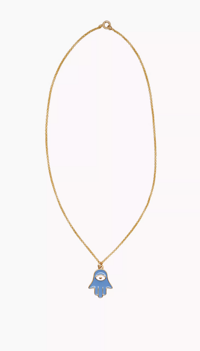 Collar Azul Mano ZA03042 - Bari, los mejores trajes de baño en México.