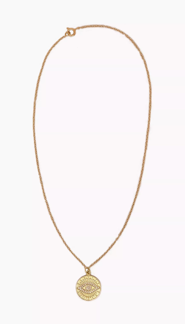 Collar Ojo Turco Oro - Bari, los mejores trajes de baño en México.