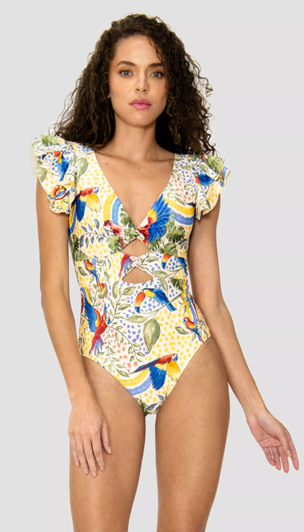 Completo Olanes Paisaje Tropical Alma Viajera - Bari, los mejores trajes de baño y Bikinis. Diseño y tecnología juntos.