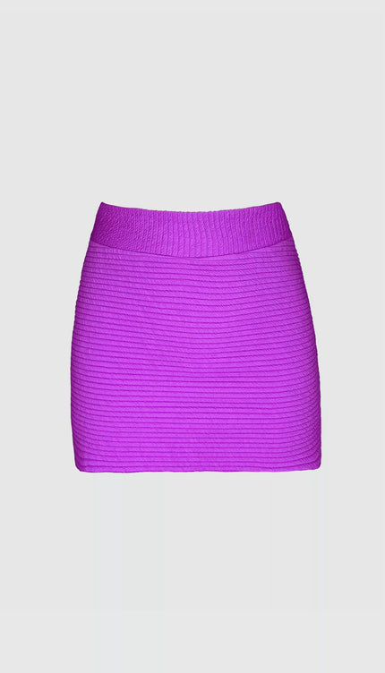 Falda Morada Vibra Bonita - Bari, los mejores trajes de baño en México.