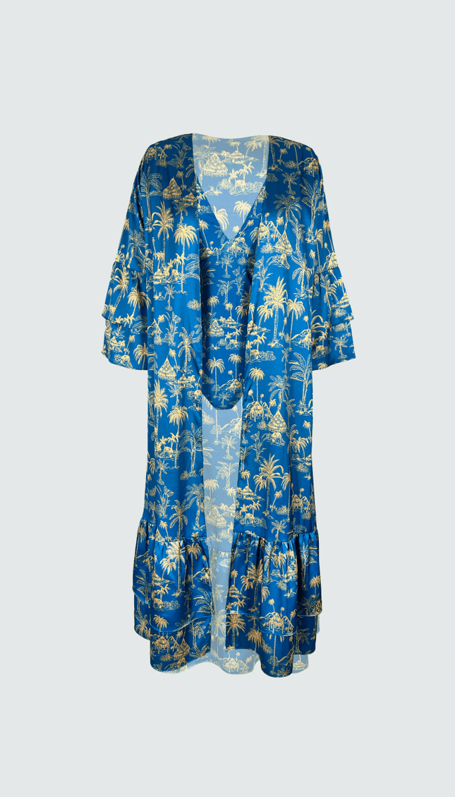 Kimono Estampado Aldea Alma Viajera - Bari, los mejores trajes de baño en México.
