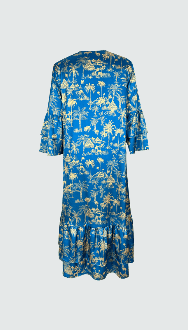 Kimono Estampado Aldea Alma Viajera - Bari, los mejores trajes de baño en México.