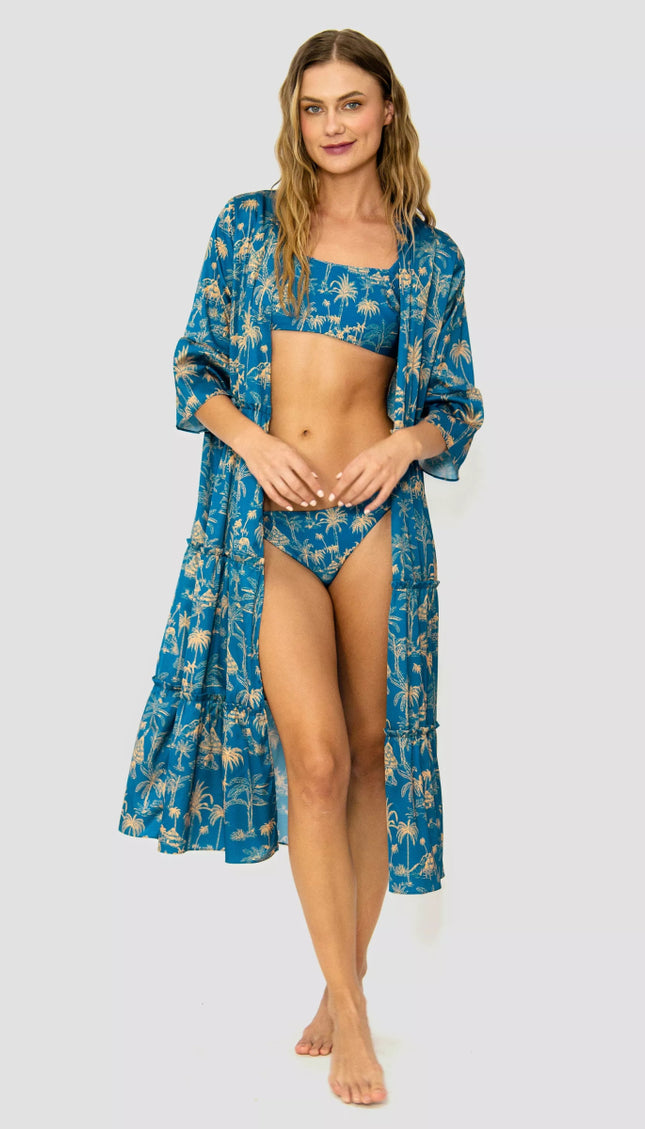 Kimono Estampado Aldea Alma Viajera - Bari, los mejores trajes de baño en México.