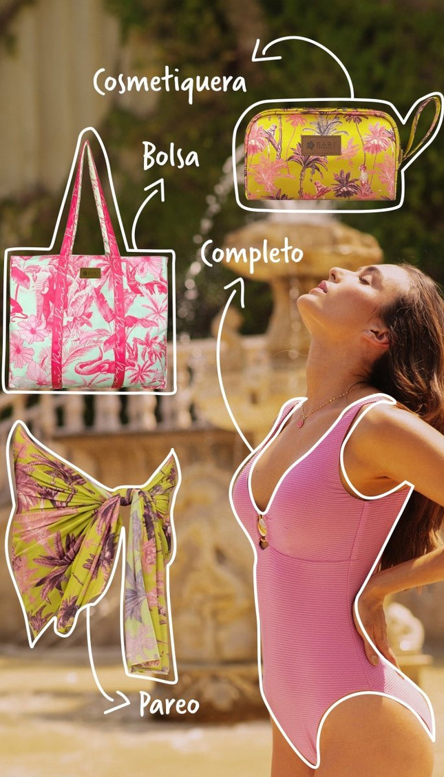 Kit Completo Rosa (25%) - Bari, los mejores trajes de baño y Bikinis. Diseño y tecnología juntos.