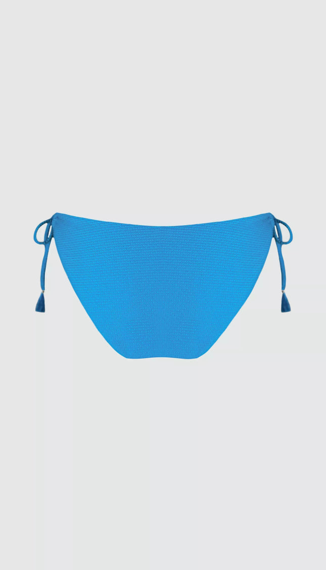 Panty Chica Amarres Bikini Azul Bailando Entre Palmas - Bari, los mejores trajes de baño y Bikinis. Diseño y tecnología juntos.
