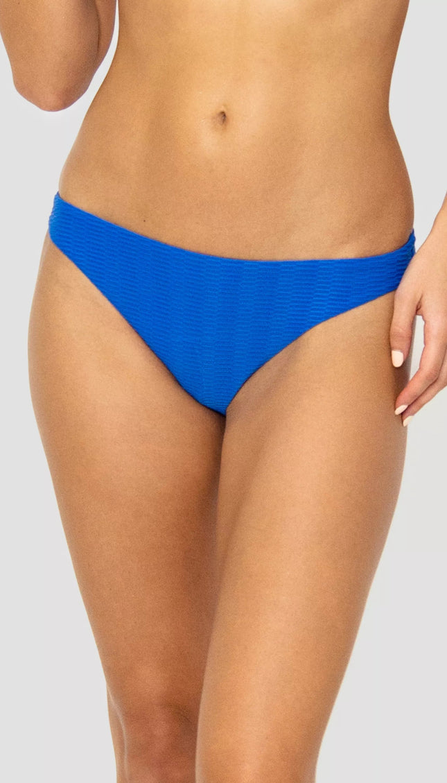 Panty Normal ESSENTIALS Bikini Azul Alma Viajera - Bari, los mejores trajes de baño en México.
