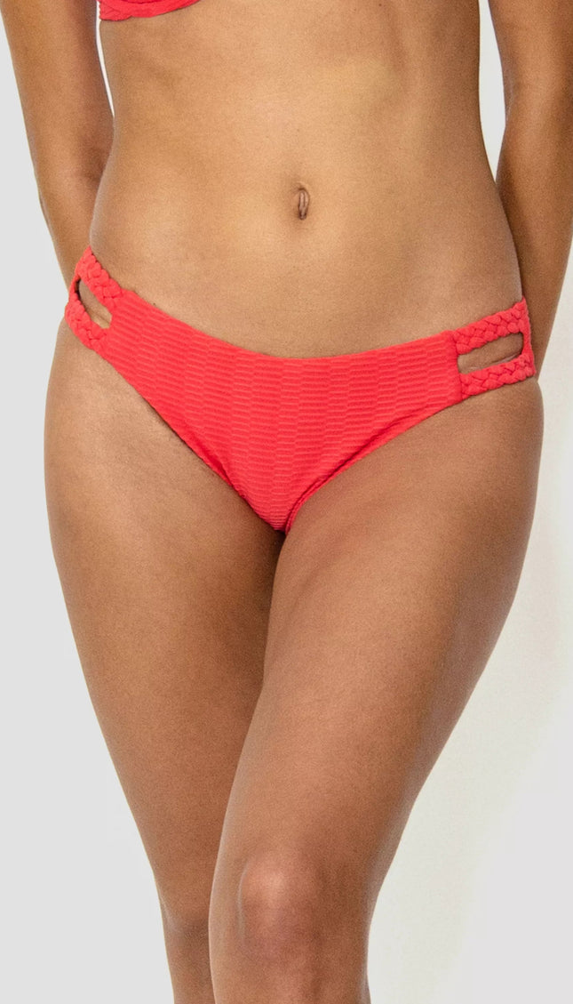 Panty Normal ESSENTIALS Bikini Coral Alma Viajera - Bari, los mejores trajes de baño en México.