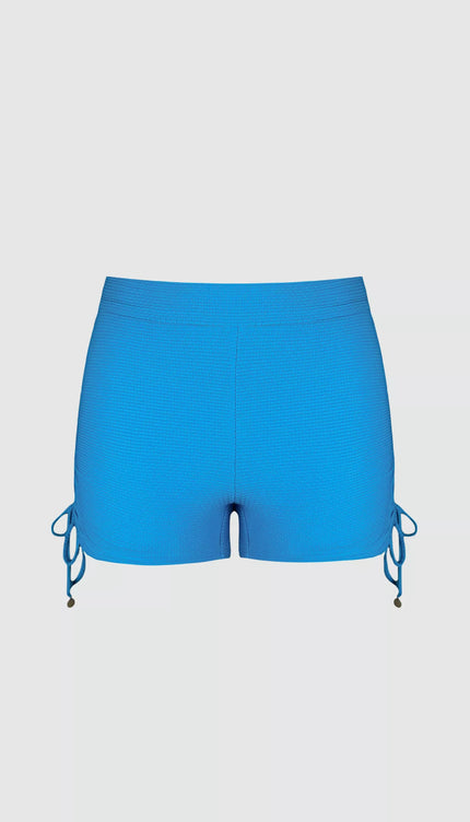 Panty Short Azul Bailando Entre Palmas - Bari, los mejores trajes de baño y Bikinis. Diseño y tecnología juntos.