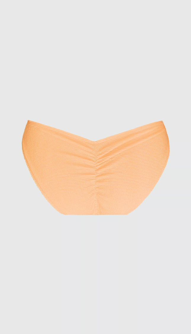 Panty Tulum Bikini Naranja Plisada Vibra Bonita - Bari, los mejores trajes de baño y Bikinis. Diseño y tecnología juntos.