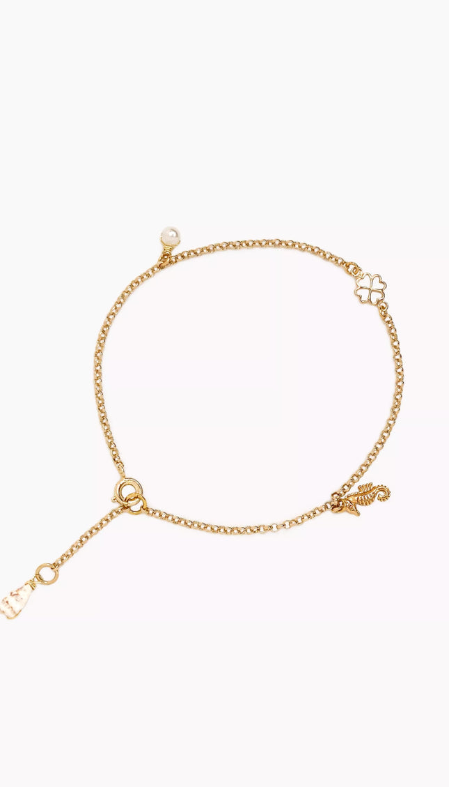 Tobillera/pulsera ZA04001OROPZ - Bari, los mejores trajes de baño en México.
