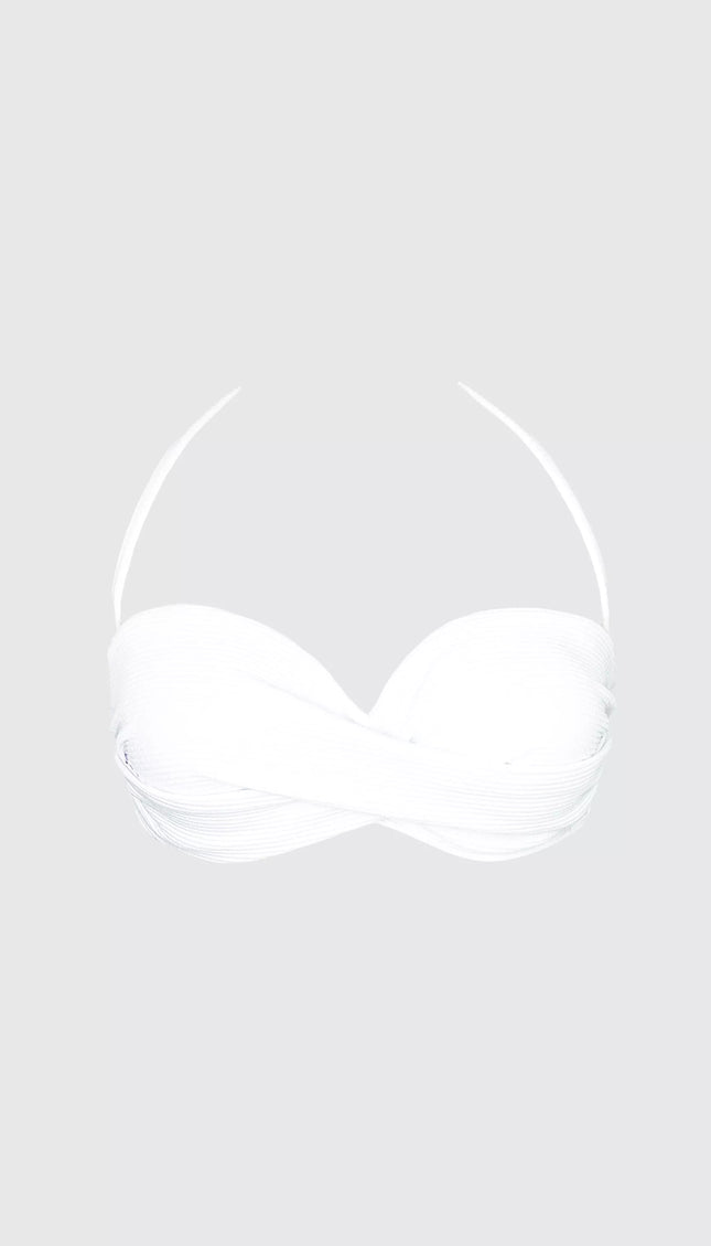 Top Bikini Blanco Copa Moldeada Vibra Bonita - Bari, los mejores trajes de baño y Bikinis. Diseño y tecnología juntos.