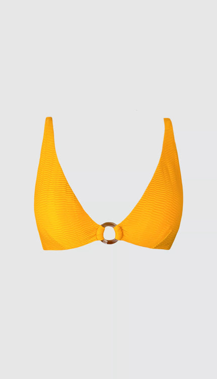 Top Bikini ESSENTIALS Naranja Argolla Decorativa Alma Viajera - Bari, los mejores trajes de baño y Bikinis. Diseño y tecnología juntos.
