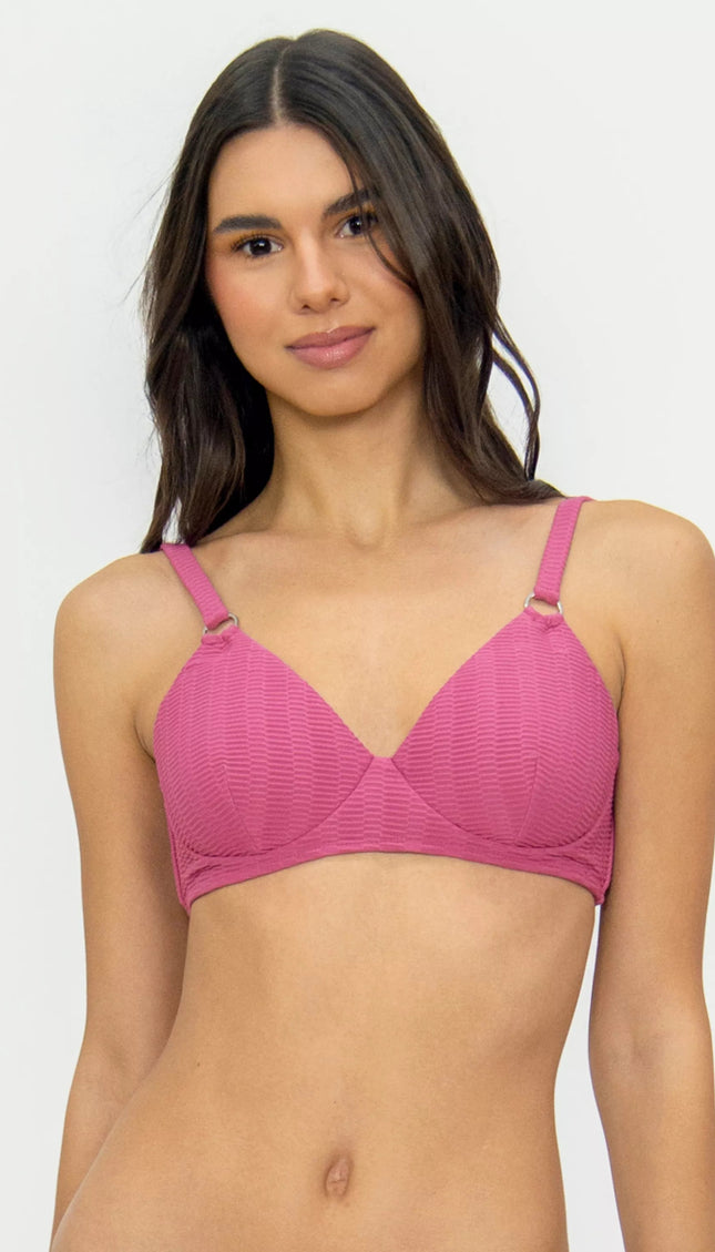 Top Bikini Mauve ESSENTIALS Bailando Entre Palmas - Bari, los mejores trajes de baño en México.